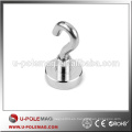 Ganchos magnéticos D16mm N35 Neodymium Magnet Hook 8 libras